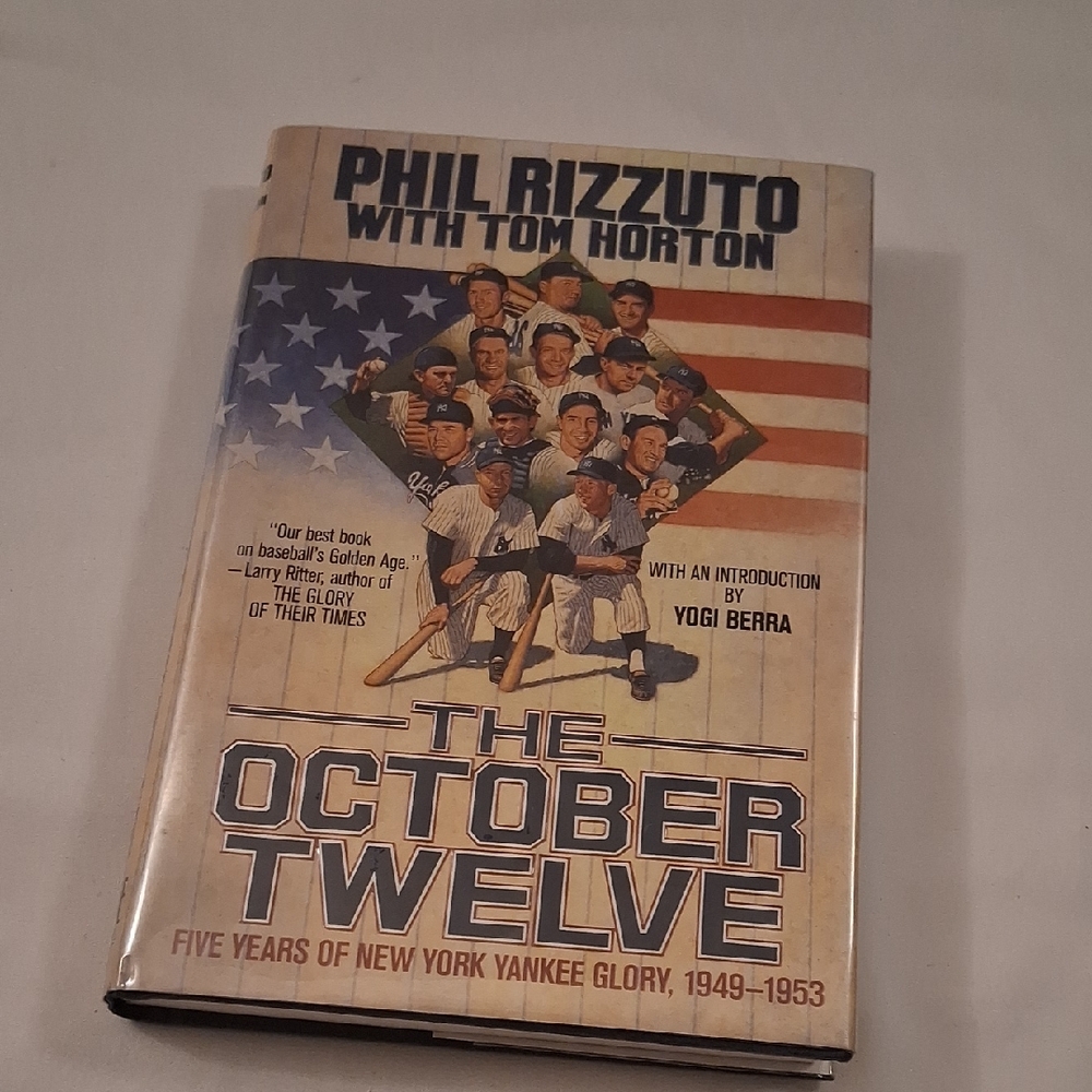 Vintage The October Twelve Book By Phil Rizzuto W/ Tom Horton